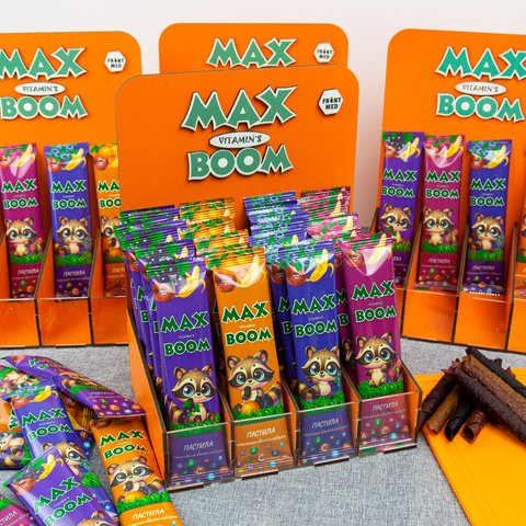 Pastillas for cafes "Max Boom", healthy sweets without sugar