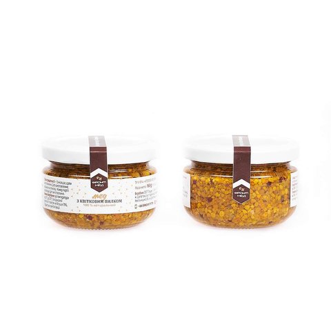 Honey with flower pollen, 148g