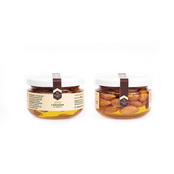 Honey with almonds for every day, 150g