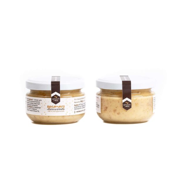 Cream-honey "Walnut & dried apricots", 160g