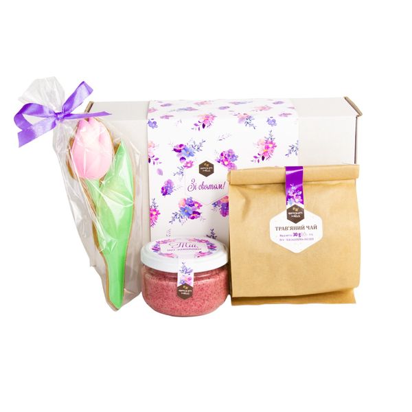 Gift set for Mom "Relax", Purple