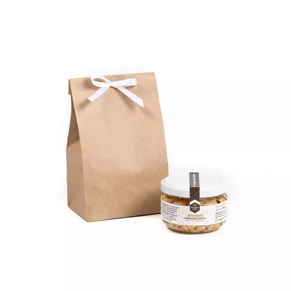 Dessert-compliment in a craft package, 100ml, Without a label